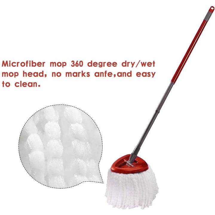 4 Pcs Spin Mop for O-Cedar Easy Cleaning Replacement Heads Mop Replace Refills Microfiber Mop Head Home Accessories